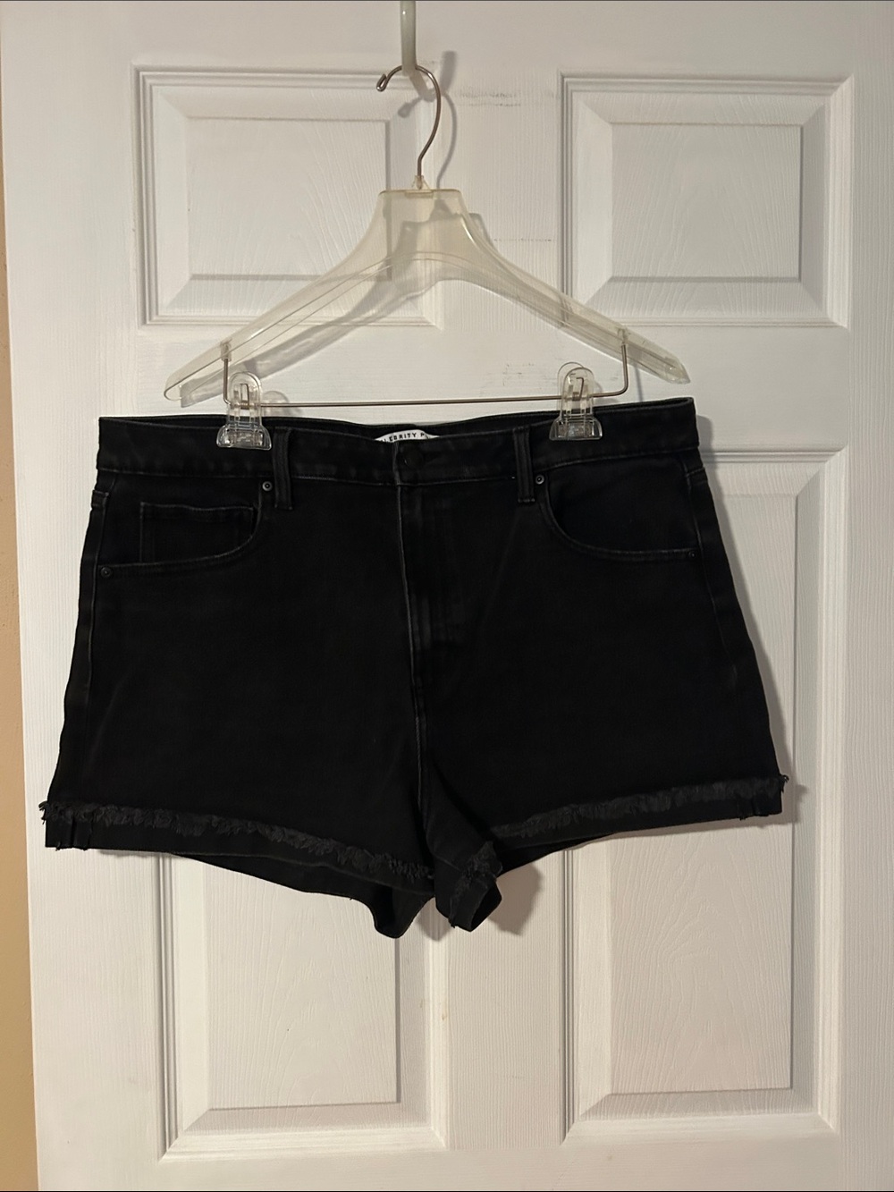 Celebrity Pink Black High-Rise Denim Shorts